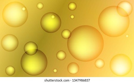 Template with circles. For flyer, brochure, booklet and websites design Vector illustration