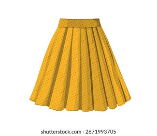 Template clothing design front view view. Details diagram. Vector illustration.