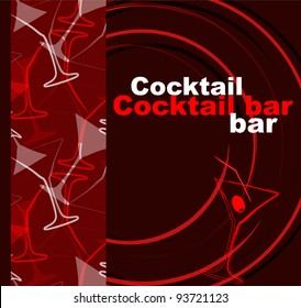 Template of a cocktail bar