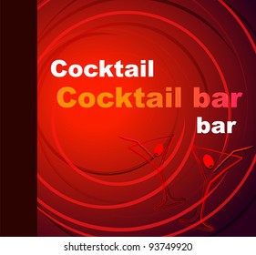 Template of a cocktail bar