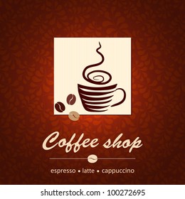 Template of coffee shop