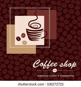 Template of coffee shop
