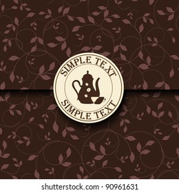 Template of a coffee shop