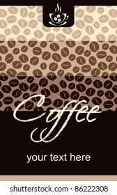 Template Coffee shop menu