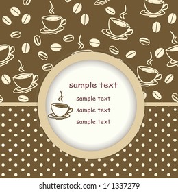 Template Coffee shop menu. eps10
