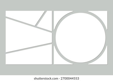 Template collage frames, images, photo