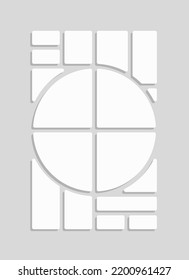 Collage de plantillas de diecisiete marcos, fotos, imágenes, ilustraciones, imágenes. Marco vectorial para imagen, presentación. Sencillo collage con 17 partes para álbum de fotos. Moderna maqueta minimalista para la foto