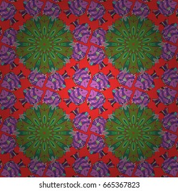 Template Colored mandala vector circle of zentangle hand drawn on background.
