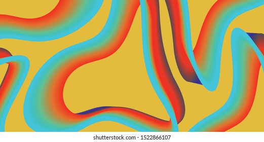 template colorful headline curved gradient line  design background 