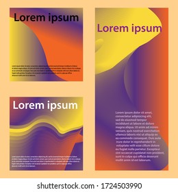 template colorfull grandient blend background