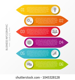 Template of colouful inforgaphic. Vector.