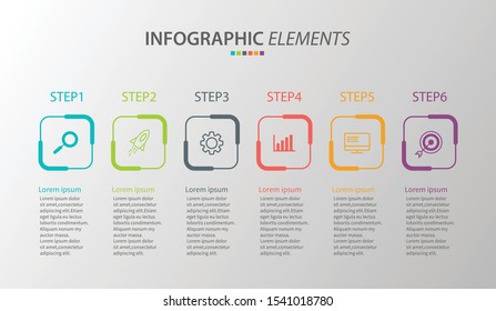 Template of colouful inforgaphic. Vector.
