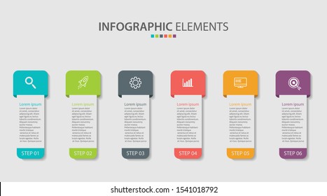 Template of colouful inforgaphic. Vector.