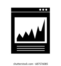 template computer with statistics graph