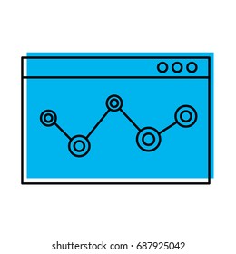 template computer with statistics graph