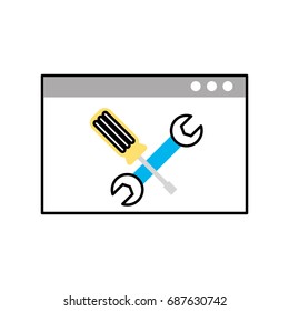 template computer with tools