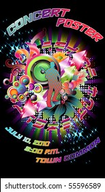 template for a concert poster
