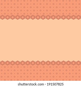 Template for congratulations. Vector illustration.
