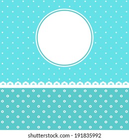 Template for a congratulatory card with a place for the text