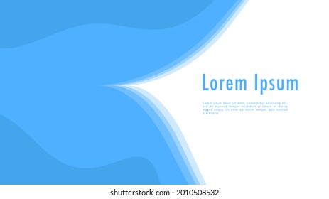 Template for content online, blue and white background , illustration Vector EPS 10