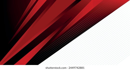 Template corporate banner concept red black grey and white contrast background.