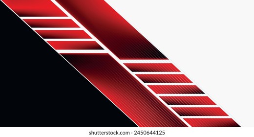 Template corporate banner concept red black grey and white contrast background.