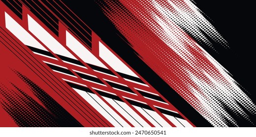 Template corporate banner concept red black grey and white contrast background.