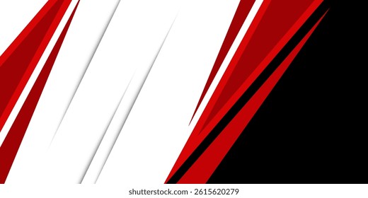 Template corporate banner concept red black grey and white contrast background. You can use for ad, poster, template, business presentation. Vector illustration