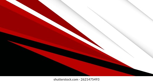 Template corporate banner concept red black grey and white contrast background. You can use for ad, poster, template, business presentation. Vector illustration. eps 10