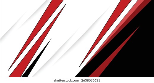 Template corporate banner concept red black grey and white contrast background. You can use for ad, poster, template, business presentation. Vector illustration