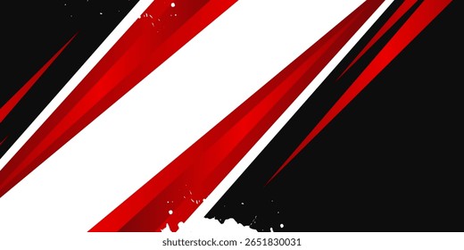 Template corporate banner concept red black grey and white contrast background. You can use for ad, poster, template, business presentation. Vector illustration
