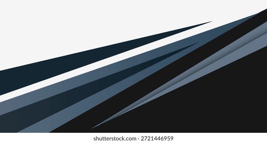 modelo conceito corporativo azul escuro fundo de contraste preto cinza e branco. Ilustração de design gráfico vetorial, espaço de cópia