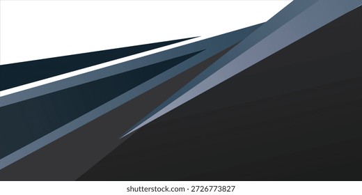 Vorlage Unternehmenskonzept dunkelblau schwarz grau und weißen Kontrast Hintergrund. Vektorgrafik-Designgrafik, Kopienraum