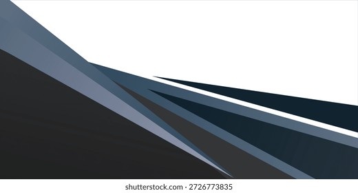 Vorlage Unternehmenskonzept dunkelblau schwarz grau und weißen Kontrast Hintergrund. Vektorgrafik-Designgrafik, Kopienraum