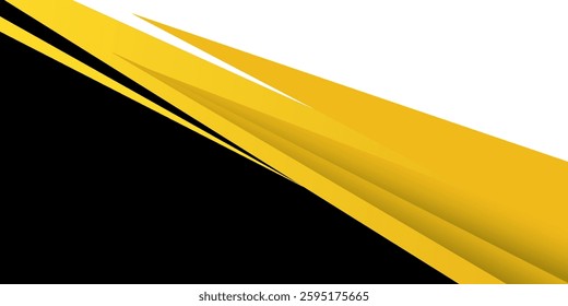 template corporate concept yellow black grey and white contrast background.