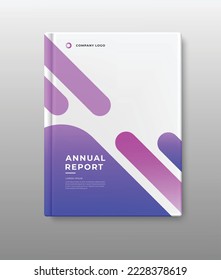 template cover book annual report,vector illustration eps 10