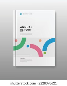 template cover book annual report,vector illustration eps 10