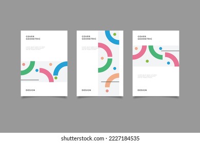 template cover geometric art design,vector illustration eps 10