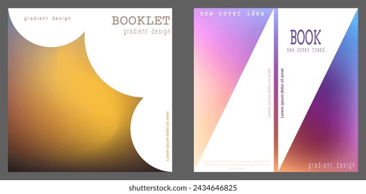 The template of the cover page of the printed edition. Cover, book, magazine, brochure, booklet. The idea of creativity and modern design is wonderful