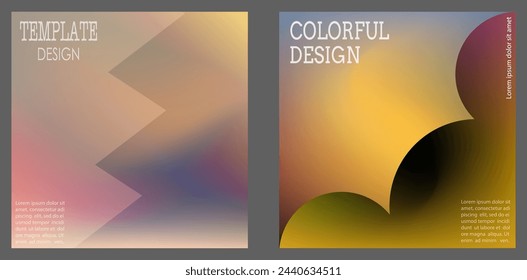 The template of the cover page of the printed edition. Cover, book, magazine, brochure, booklet. The idea of creativity and modern design is wonderful