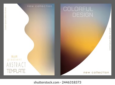 The template of the cover page of the printed edition. Cover, book, magazine, brochure, booklet. The idea of creativity and modern design is wonderful