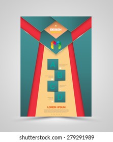 Template Cover. Use for book, brochure, flyer, poster, booklet, leaflet, cd cover design, postcard, business card, annual report. vector. abstract background
