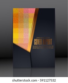 Template Covers for books. Banner in A4 size. Vector.