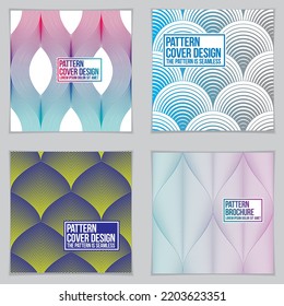 Plantilla para portadas, carteles, carteles, volantes y diseños de banners. Fresco fondo de línea de conjunto de vector geométrico para sus diseños. Diseños de folletos minimalistas.