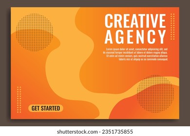 Template creative agency. Great for business, internet marketing, social media, flyer, banner, backdrop etc