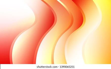 Template Creative Background With Curves Lines. For Cover Page, Landing Page, Banner. Colorful Vector Illustration.