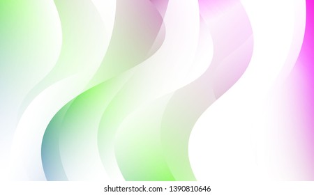 Template Creative Background With Curves Lines. For Cover Page, Landing Page, Banner. Colorful Vector Illustration.