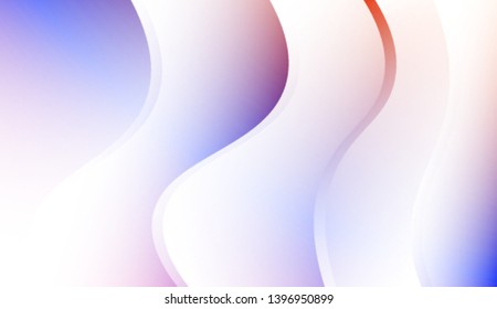 Template Creative Background With Curves Lines. For Cover Page, Landing Page, Banner. Colorful Vector Illustration.