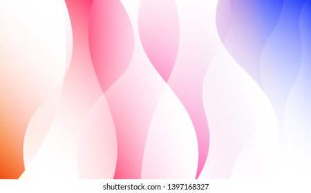 Template Creative Background With Curves Lines. For Cover Page, Landing Page, Banner. Colorful Vector Illustration.