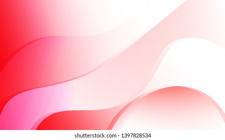 Template Creative Background With Curves Lines. For Cover Page, Landing Page, Banner. Colorful Vector Illustration.